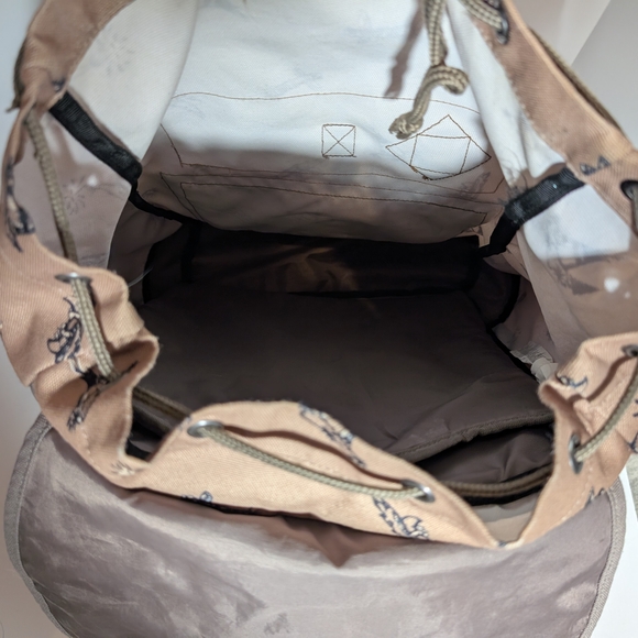 Vans Coyote Hills Tan Wampum Print Rucksack Backpack - Picture 7 of 7